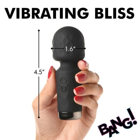 (image for) 10X Mini Silicone Wand - Black