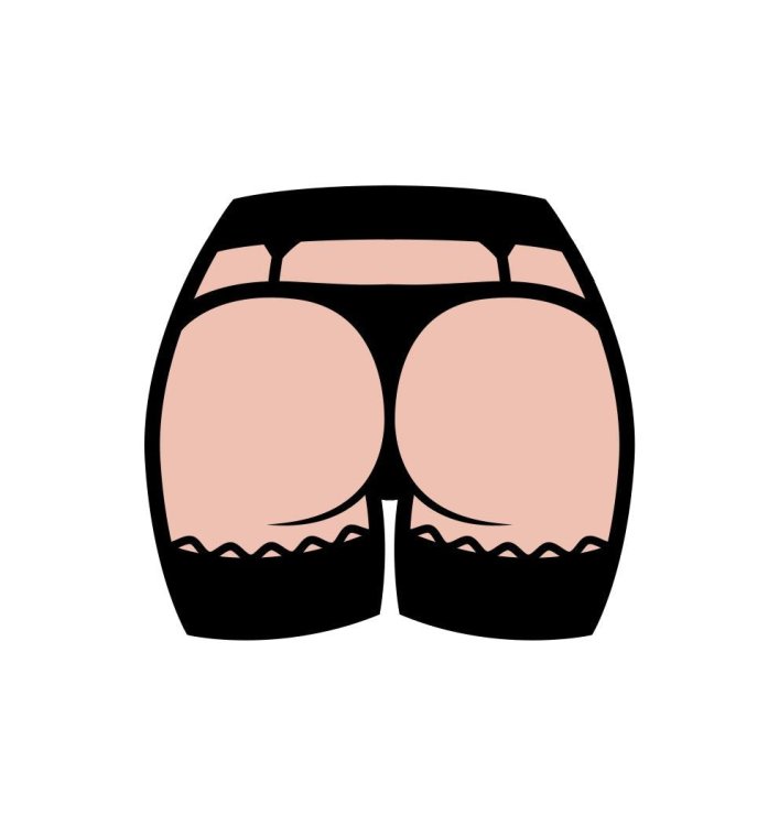 (image for) Enamel Pin: Sexy Butt