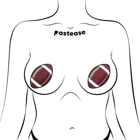(image for) Football Pasties on Sparkly Velvet