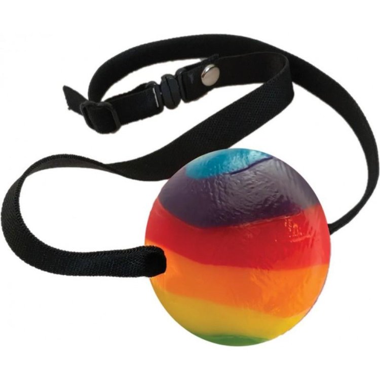 (image for) Rainbow Candy Ball Gag