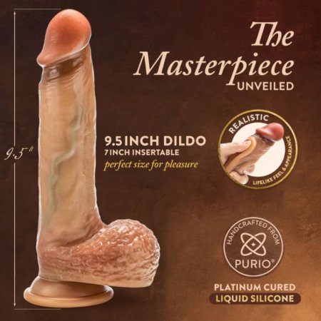 (image for) Renaissance Raphael 9.5" Sliding Dildo