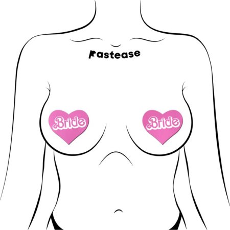 (image for) 'Bride' Doll Pasties Pink Iconic Heart