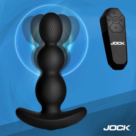(image for) Gyro-X Gyrating & Vibrating Silicone Butt Plug w/ remote
