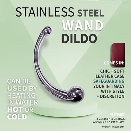 (image for) Stainless steel Wand Dildo