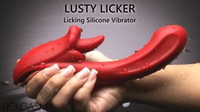 Lusty Licker Licking Silicone Vibrator