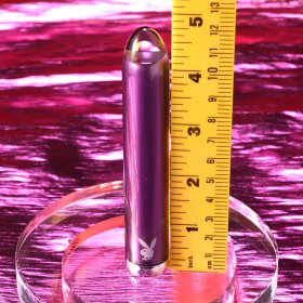 TESTER - Playboy Amethyst Glass Vibe TESTER - Playboy Amethyst Glass Vibe