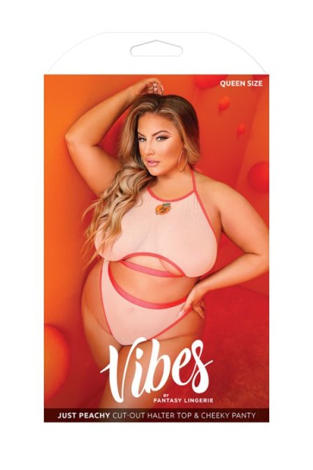 (image for) Just Peachy Halter Top & Cheeky Panty