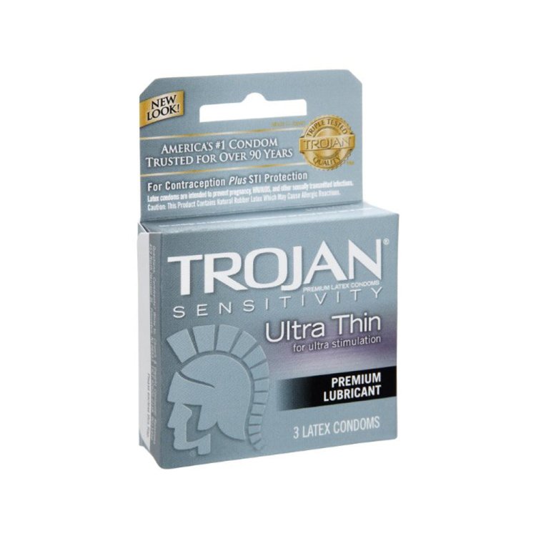 (image for) Trojan Sensitivity Ultra Thin - 3 pk