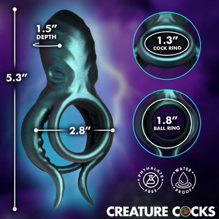 (image for) Octo Grip Vibrating Silicone Cock Ring