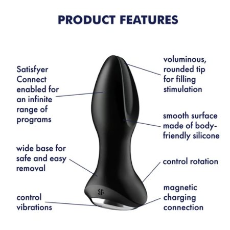 (image for) TESTER - Rotator Plug 2+ Black - Connect App