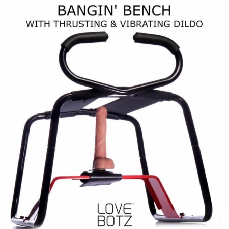 (image for) Bangin' Bench with Thrusting & Vibrating Dildo