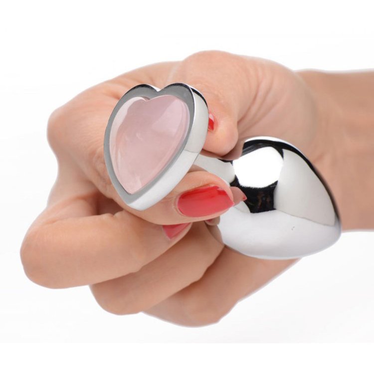 (image for) Gemstones Rose Quartz Heart - Med*