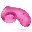 (image for) AIRLOCK, air-lite vented chastity, PINK ICE