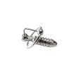 (image for) Stainless Steel Hollow Beaded Probe & Cock Ring - 1cm thick