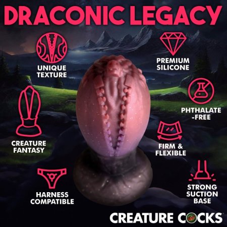 (image for) Dragon Hatch Silicone Egg - Large