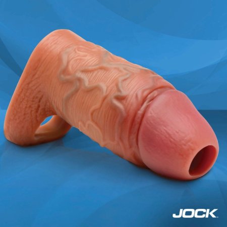 (image for) Enhancers Silicone Penis Extension Sleeve - Tan