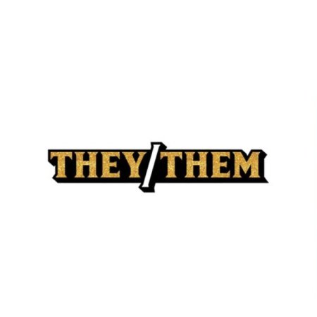 (image for) Enamel Pin: Pronoun They/Them