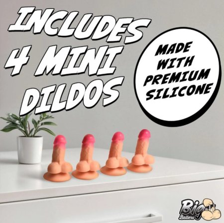 (image for) Suction Snap-On Peckers - 4 pk