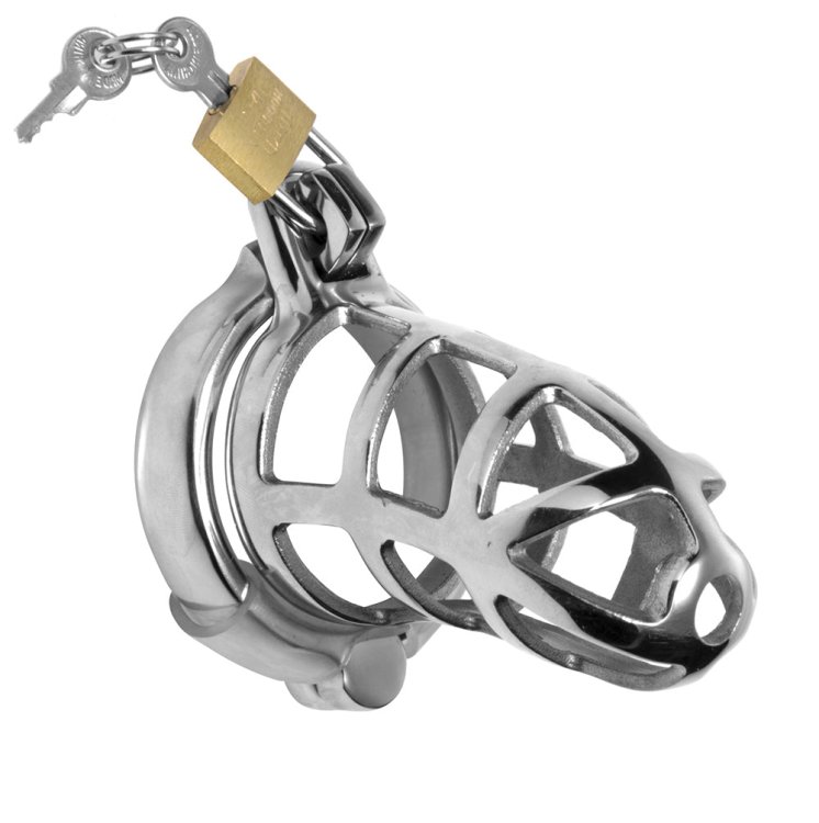 (image for) Detained Stainless Steel Chastity Cage