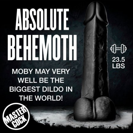 (image for) Moby 2 Foot Tall Super Dildo - Black