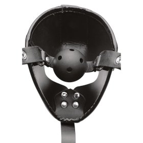 Pup Puppy Play Hood and Breathable Ball Gag Pup Puppy Play Hood and Breathable Ball Gag