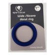 (image for) Wide Silicone Donut Ring - Blue 1.75"