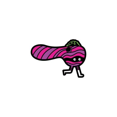 (image for) Enamel Pin: Running Bowl