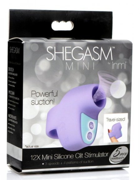 (image for) Shegasm 12X Mini Silicone Clit Stim Purp