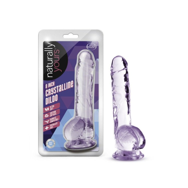 (image for) Naturally Yours - 8\" Crystalline Dildo