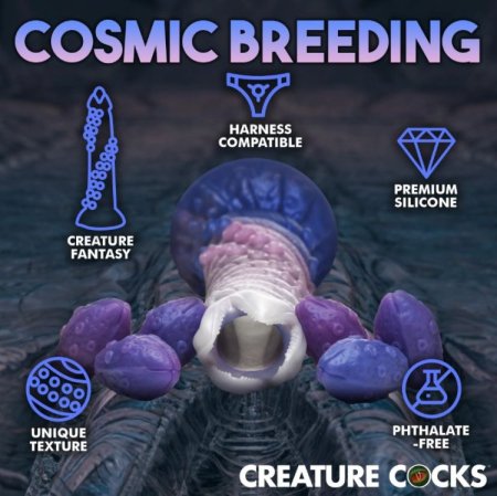 (image for) Tenta-Queen Ovipositor Large Dildo &Eggs