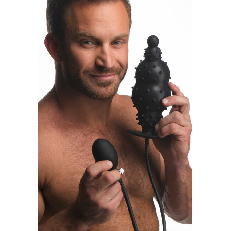(image for) Ass Puffer Nubbed Inflatable Silic. Plug