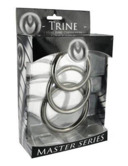 (image for) MS Trine Steel Ring Set
