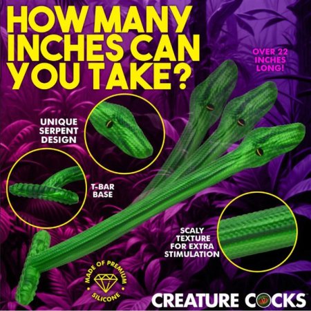 (image for) Slither Silicone Dildo 22.5"