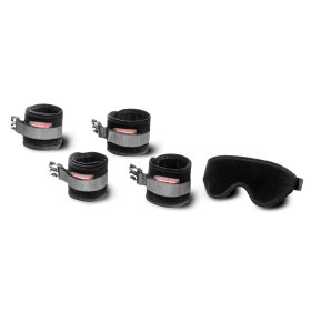 (image for) Black Label Seduction Cuff Kit Black Microfiber
