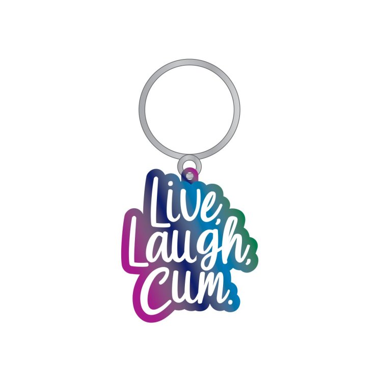 (image for) Live Laugh Cum Keychain
