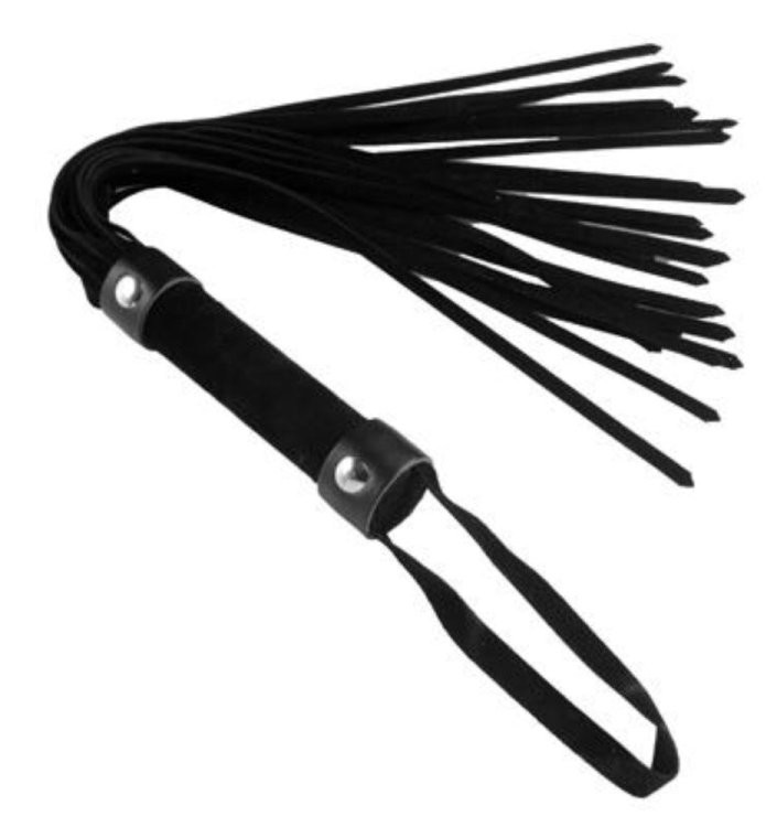 (image for) Short Suede Flogger - All Black