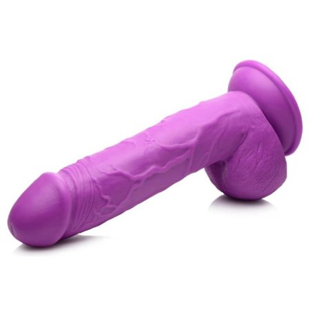 (image for) POP 8.25" Dildo with Balls - Purple