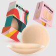 (image for) Pastease Everyday® Silicone Reusable Adhesive Nipple Covers w Travel Box - Sand - Small (A-C cups)