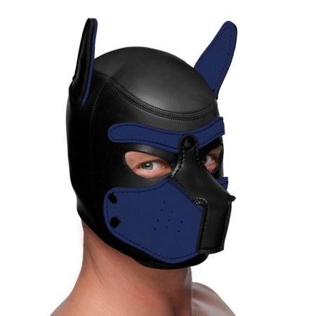 (image for) Spike Neoprene Puppy Hood - Blue