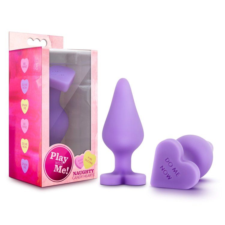 (image for) Play w Me Naughty Candy Heart- Purp