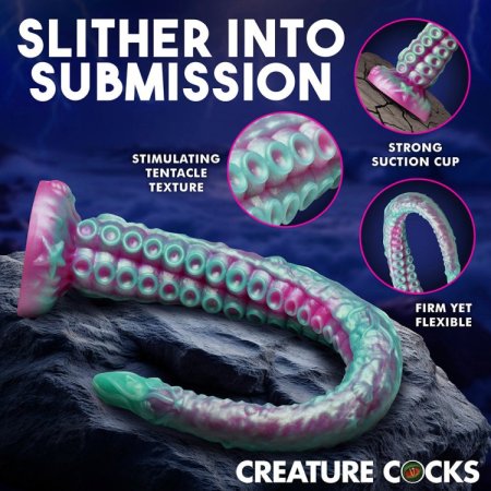 (image for) Tentacle Silicone Dildo with Harness