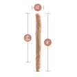 (image for) Dr. Skin Plus - 14” Posable Double Dong