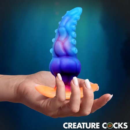 (image for) Glowtopus Glow-in-the-Dark Silicone Anal Plug