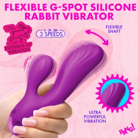 (image for) Flexible G-Spot Silicone Rabbit Vibrator