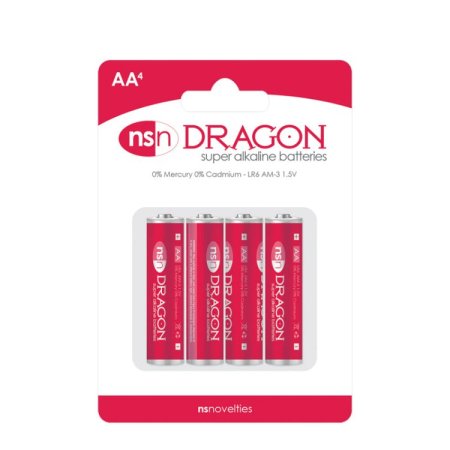 (image for) Dragon 4 pk Alkaline AA
