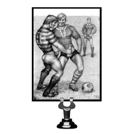 (image for) Tom of Finland Cock Ring w 3 heavy balls