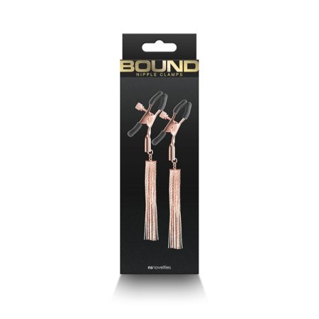 (image for) Bound Nipple Clamps - D2 - Rose Gold