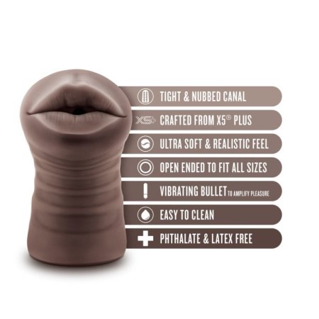 (image for) EnLust Krystal -Vibrating stroker -Brown