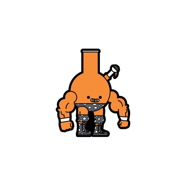 (image for) Enamel Pin: Dusty Bong