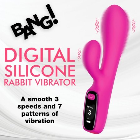 (image for) Bang! Digital Silicone Rabbit Vibrator